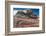 Sandstone Swirls and Cliffs, Vermillion Cliffs, White Pocket wilderness, Bureau of Land Management,-Howie Garber-Framed Photographic Print