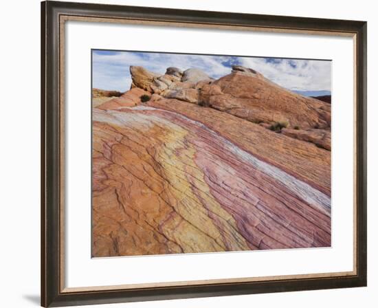 Sandstone, Valley of Fire State Park, Nevada, Usa-Rainer Mirau-Framed Photographic Print