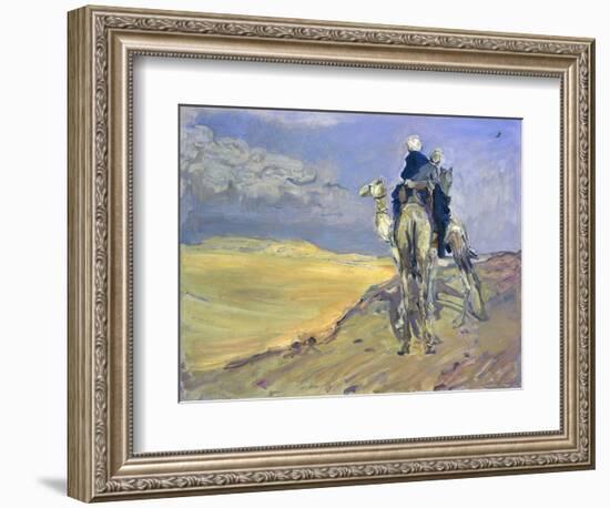 Sandstorm in the Libyan Desert, 1914-Max Slevogt-Framed Giclee Print