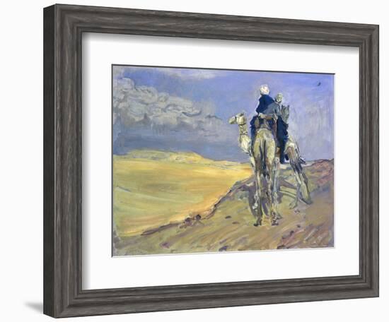 Sandstorm in the Libyan Desert, 1914-Max Slevogt-Framed Giclee Print