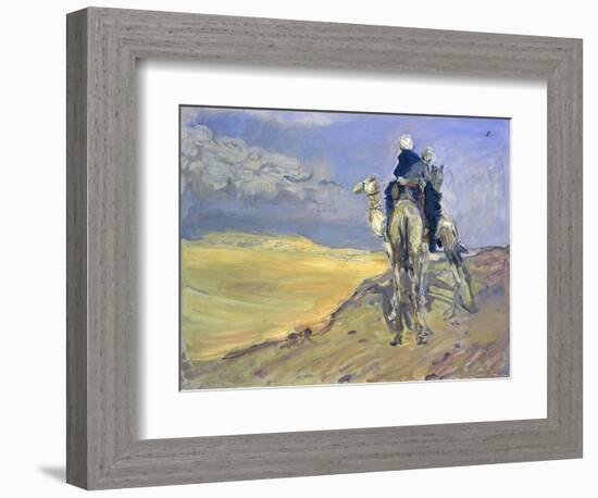 Sandstorm in the Libyan Desert, 1914-Max Slevogt-Framed Giclee Print