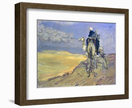 Sandstorm in the Libyan Desert, 1914-Max Slevogt-Framed Giclee Print