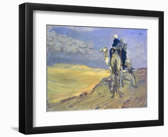 Sandstorm in the Libyan Desert, 1914-Max Slevogt-Framed Giclee Print