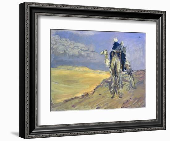 Sandstorm in the Libyan Desert, 1914-Max Slevogt-Framed Giclee Print