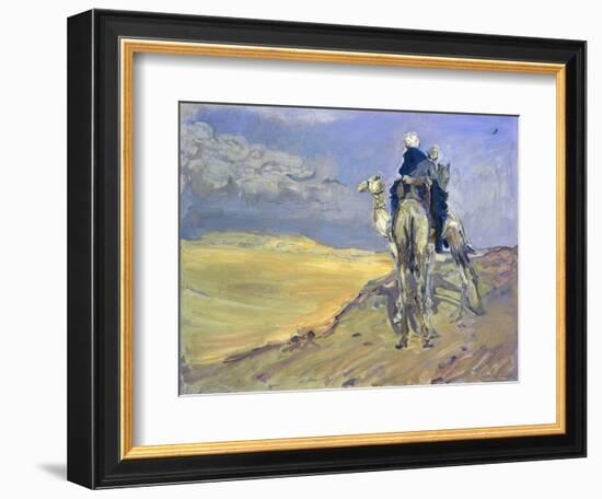 Sandstorm in the Libyan Desert, 1914-Max Slevogt-Framed Giclee Print