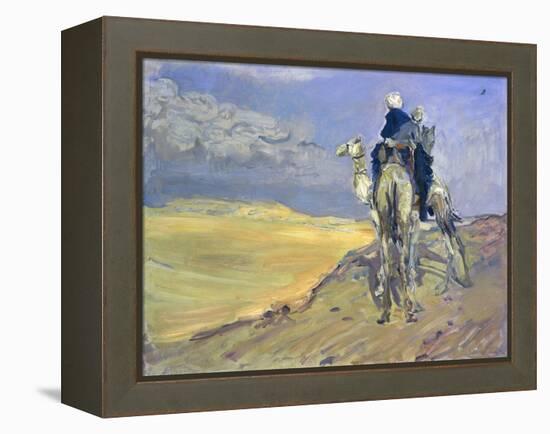 Sandstorm in the Libyan Desert, 1914-Max Slevogt-Framed Premier Image Canvas