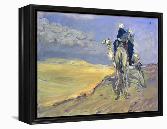 Sandstorm in the Libyan Desert, 1914-Max Slevogt-Framed Premier Image Canvas