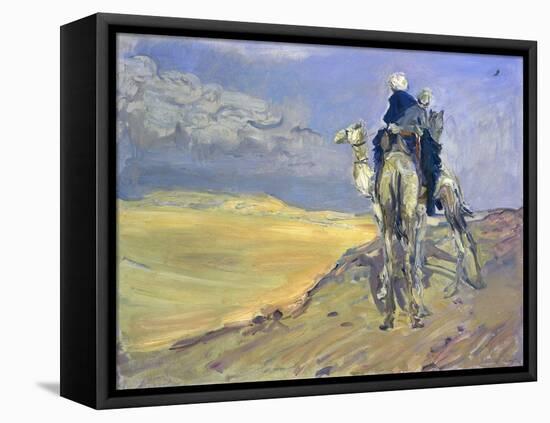 Sandstorm in the Libyan Desert, 1914-Max Slevogt-Framed Premier Image Canvas