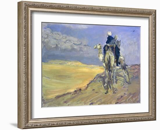 Sandstorm in the Libyan Desert, 1914-Max Slevogt-Framed Giclee Print