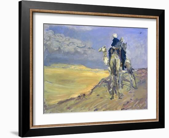 Sandstorm in the Libyan Desert, 1914-Max Slevogt-Framed Giclee Print