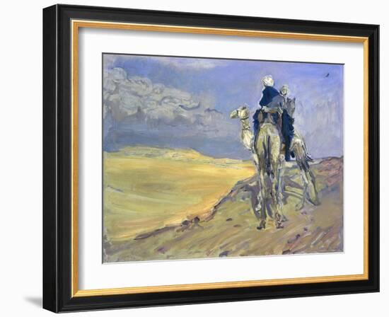 Sandstorm in the Libyan Desert, 1914-Max Slevogt-Framed Giclee Print