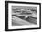 Sandwich Harbor, Namibia. Gull Flies over Immense Sand Dunes-Janet Muir-Framed Photographic Print