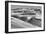 Sandwich Harbor, Namibia. Gull flies over immense sand dunes.-Janet Muir-Framed Photographic Print