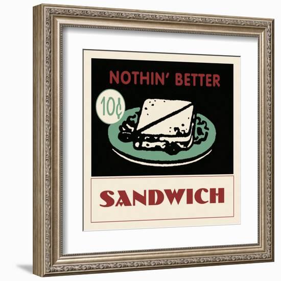 Sandwich-null-Framed Art Print