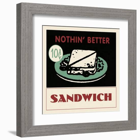 Sandwich-null-Framed Art Print