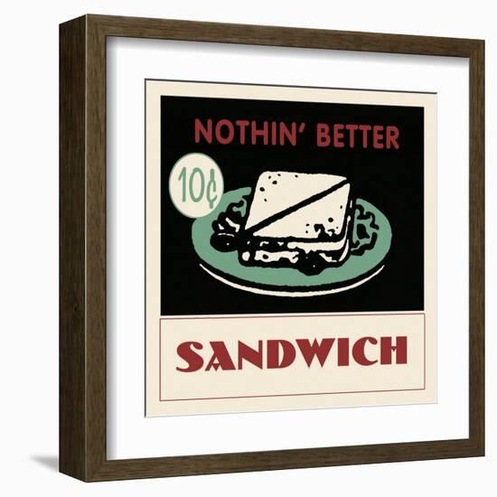 Sandwich-null-Framed Art Print