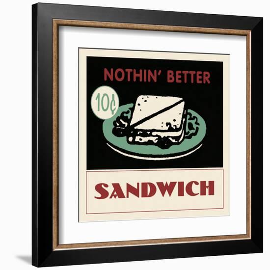 Sandwich-null-Framed Art Print