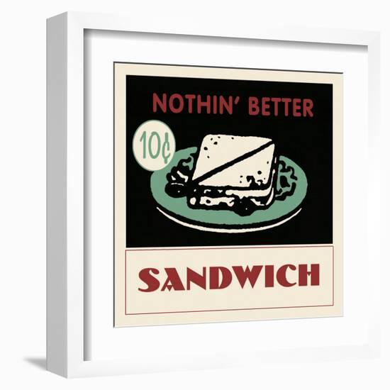 Sandwich-null-Framed Art Print