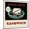 Sandwich-null-Mounted Art Print