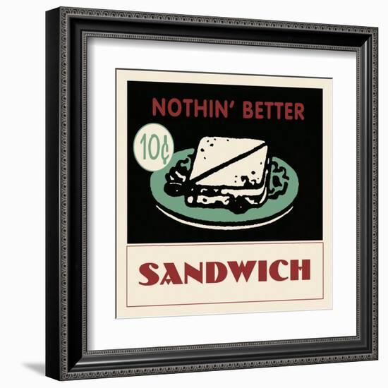 Sandwich-null-Framed Art Print