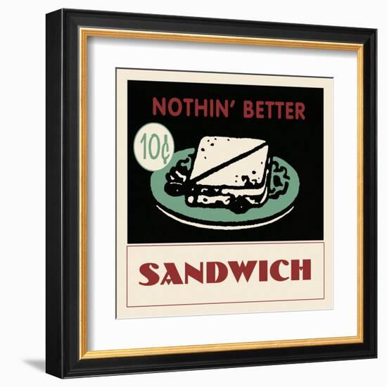 Sandwich-null-Framed Art Print