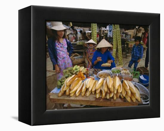 Sandwiches on French Bread, Nha Trang, Vietnam, Indochina, Southeast Asia, Asia-Tim Hall-Framed Premier Image Canvas