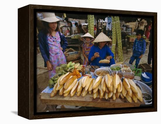 Sandwiches on French Bread, Nha Trang, Vietnam, Indochina, Southeast Asia, Asia-Tim Hall-Framed Premier Image Canvas