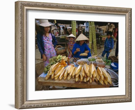 Sandwiches on French Bread, Nha Trang, Vietnam, Indochina, Southeast Asia, Asia-Tim Hall-Framed Photographic Print