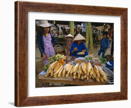 Sandwiches on French Bread, Nha Trang, Vietnam, Indochina, Southeast Asia, Asia-Tim Hall-Framed Photographic Print