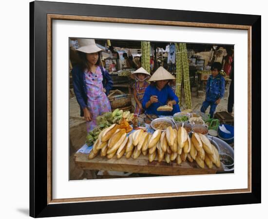 Sandwiches on French Bread, Nha Trang, Vietnam, Indochina, Southeast Asia, Asia-Tim Hall-Framed Photographic Print