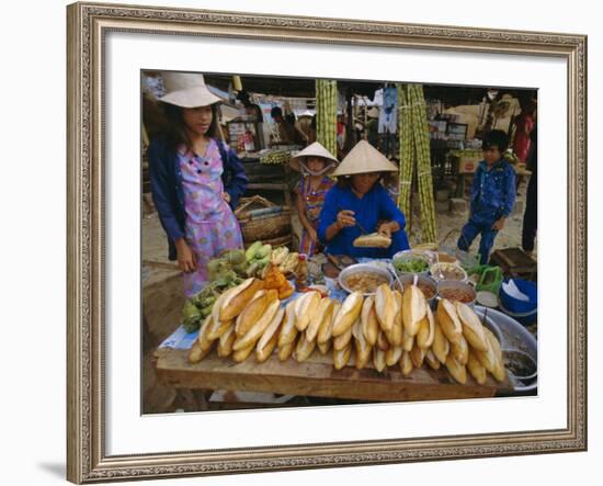 Sandwiches on French Bread, Nha Trang, Vietnam, Indochina, Southeast Asia, Asia-Tim Hall-Framed Photographic Print