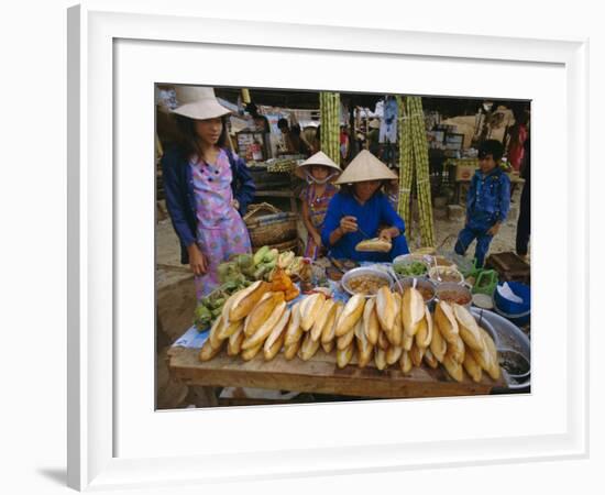 Sandwiches on French Bread, Nha Trang, Vietnam, Indochina, Southeast Asia, Asia-Tim Hall-Framed Photographic Print