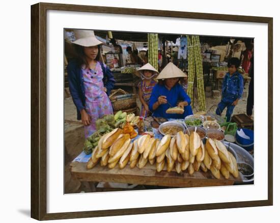 Sandwiches on French Bread, Nha Trang, Vietnam, Indochina, Southeast Asia, Asia-Tim Hall-Framed Photographic Print