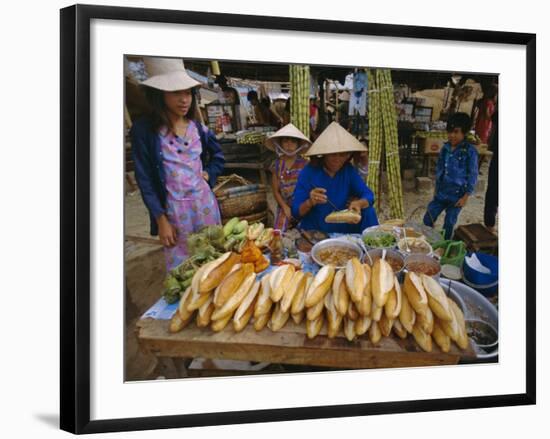 Sandwiches on French Bread, Nha Trang, Vietnam, Indochina, Southeast Asia, Asia-Tim Hall-Framed Photographic Print