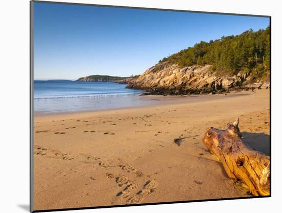 Sandy Beach, Acadia National Park, Mount Desert Island, Maine, New England, USA, North America-Alan Copson-Mounted Photographic Print