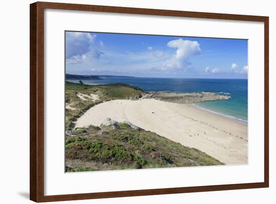 Sandy Beach at Cap Frehel, Cotes D'Armor, Brittany, France, Europe-Markus Lange-Framed Photographic Print