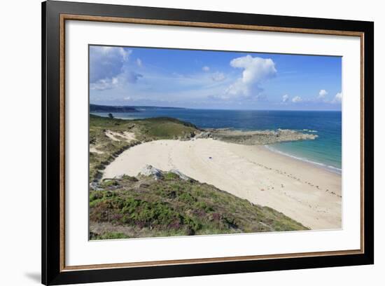 Sandy Beach at Cap Frehel, Cotes D'Armor, Brittany, France, Europe-Markus Lange-Framed Photographic Print