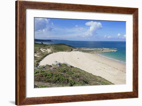 Sandy Beach at Cap Frehel, Cotes D'Armor, Brittany, France, Europe-Markus Lange-Framed Photographic Print