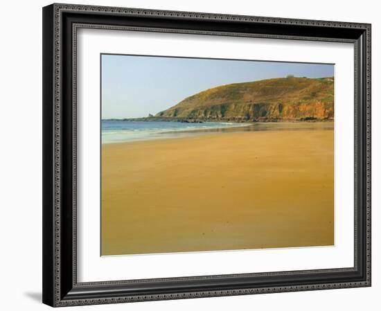 Sandy Beach at Cap Hague, Near Cherbourg, Cotentin Peninsula, Manche, Normandy, France-David Hughes-Framed Photographic Print