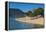 Sandy Beach at Cape Maclear, Lake Malawi, Malawi, Africa-Michael Runkel-Framed Premier Image Canvas