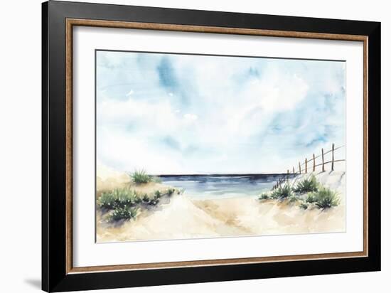 Sandy Beach II-Isabelle Z-Framed Premium Giclee Print