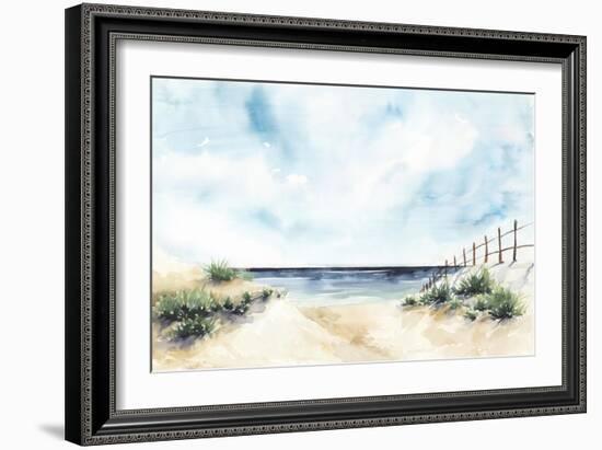 Sandy Beach II-Isabelle Z-Framed Premium Giclee Print