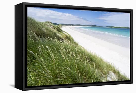 Sandy Beach with Dunes.North Uist Island, Scotland-Martin Zwick-Framed Premier Image Canvas