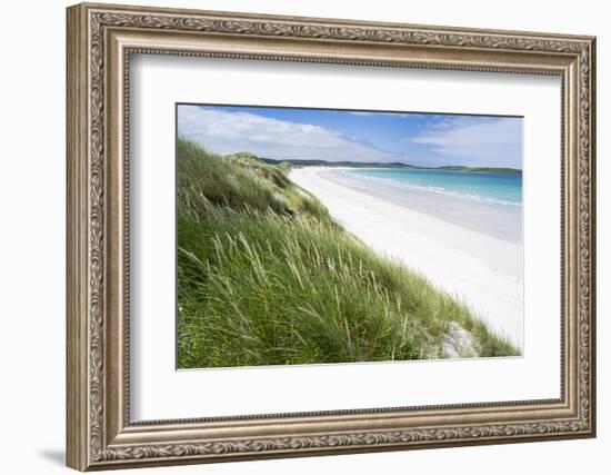 Sandy Beach with Dunes.North Uist Island, Scotland-Martin Zwick-Framed Photographic Print