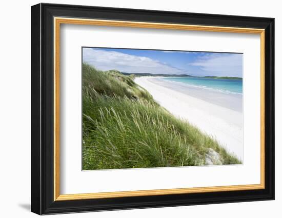 Sandy Beach with Dunes.North Uist Island, Scotland-Martin Zwick-Framed Photographic Print