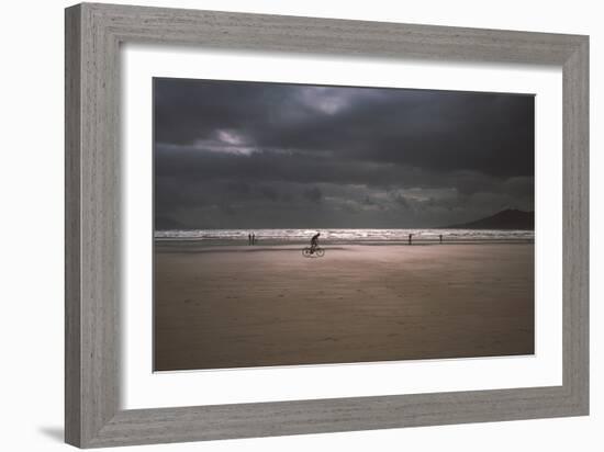 Sandy Beach-Michael Marten-Framed Photographic Print