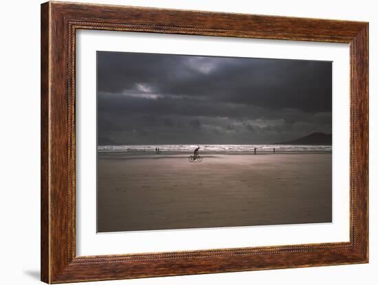 Sandy Beach-Michael Marten-Framed Photographic Print