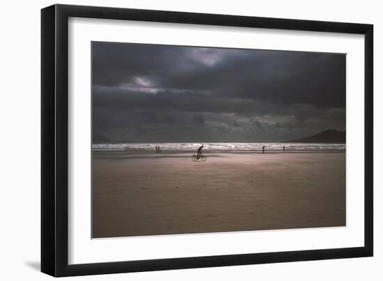 Sandy Beach-Michael Marten-Framed Photographic Print