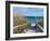 Sandy Boardwalk Path to a Snow White Beach on the Gulf of Mexico with Ripe Sea Oats in the Dunes-forestpath-Framed Photographic Print