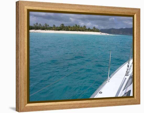 Sandy Cay, British Virgin Islands-null-Framed Premier Image Canvas